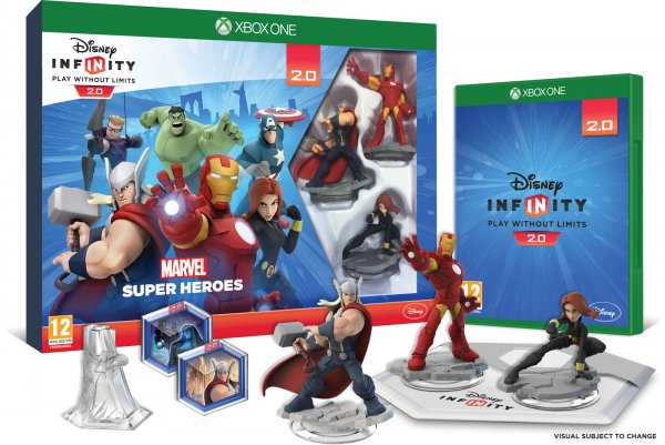 XBOXONE PACK INICIO DISNEY INFINITY MARVEL SUPER H